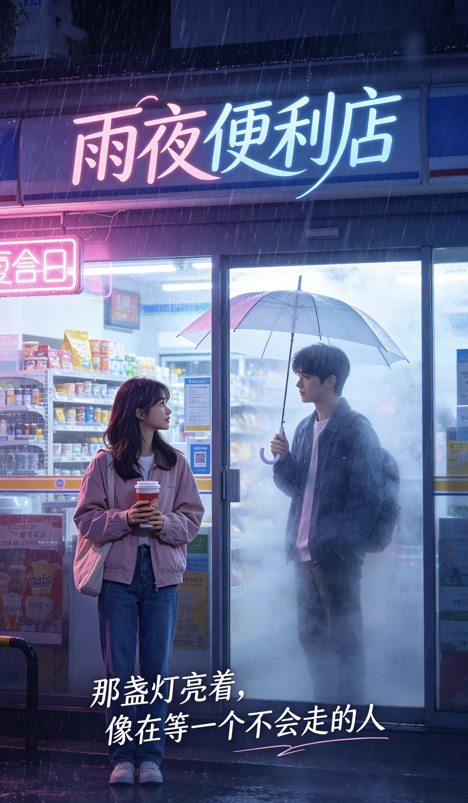 雨夜便利店-【原创AI短剧剧本】-高品质